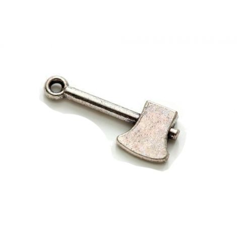 Zawieszka metalowa Charms ScrapBerry's Siekierka Srebro, 28mm